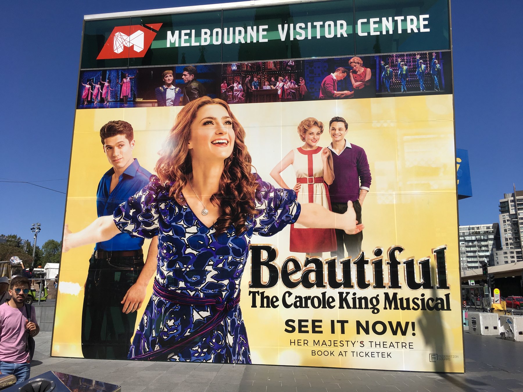 Large-format print signage